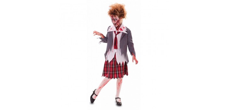 Disfraz de colegiala zombi