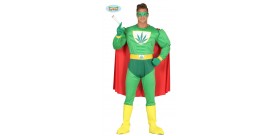 Disfráz adulto Superhéroe marihuana