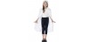 Capa con capucha blanca