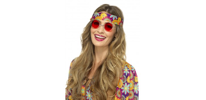 Gafas Hippies Rojas