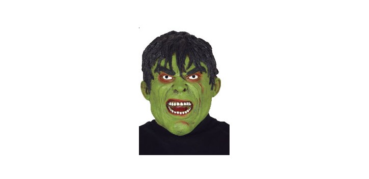 Máscara hombre verde