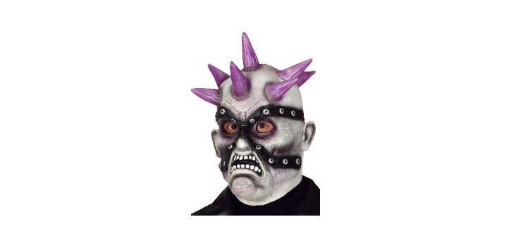 Máscara zombie punky