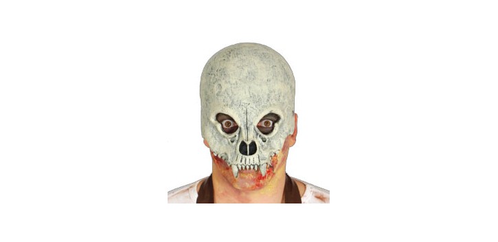 Media máscara calavera.