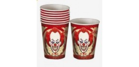 Vasos de Payaso Siniestro