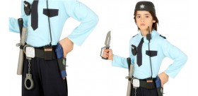 Cinturón policia con casco