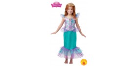 Disfraz Infantil La sirenita Ariel Glitter deluxe