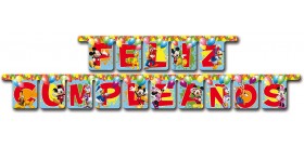 Guirnalda Feliz Cumpleaños Mickey Mouse