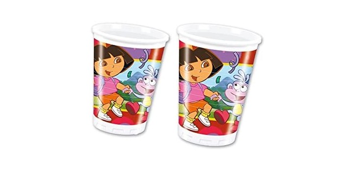 vasos dora la exploradora