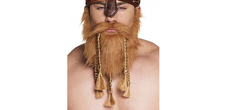 Peluca y barba vikingo