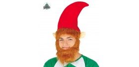gorro elfo con barba