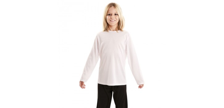 camiseta blanca infantl