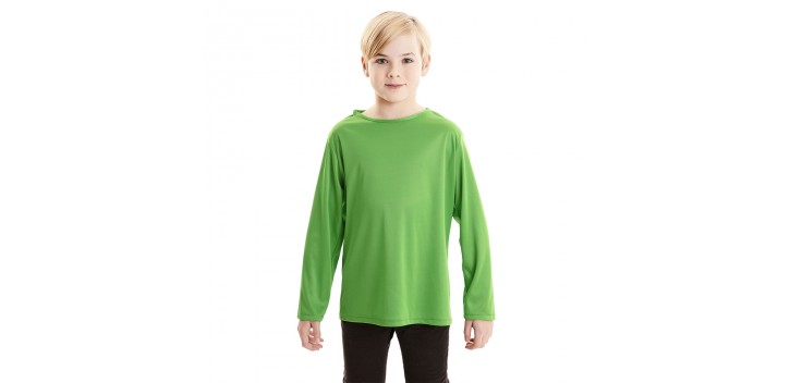 camiseta verde infantil