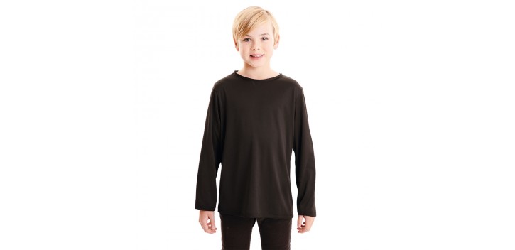 camiseta negra infantil