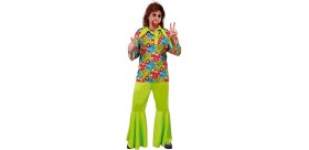 DISFRAZ ADULTO HIPPIE
