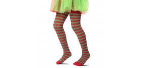 panty infantil rayas rojas y verdes