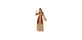 DISFRAZ ADULTO HIPPIE CHICA TALLA XL