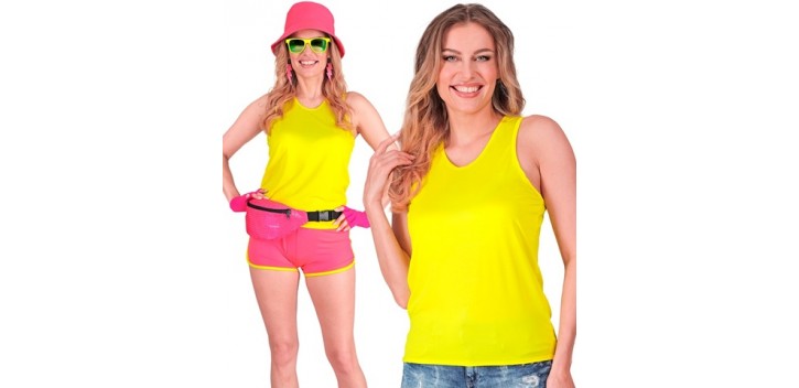 TOP AMARILLO NEON ADULTO