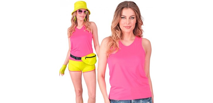 TOP ROSA NEON ADULTO