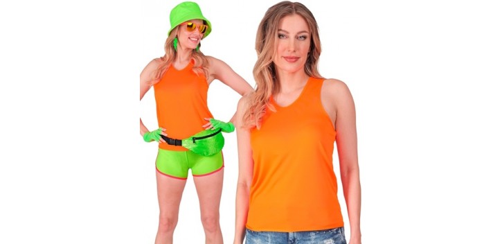 TOP NARANJA NEON ADULTO