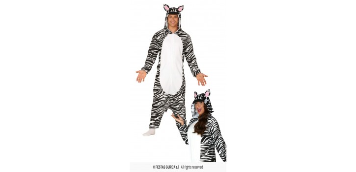 disfraz adulto cebra