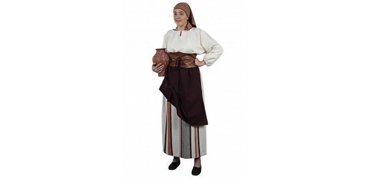 disfraz adulto aguadora medieval