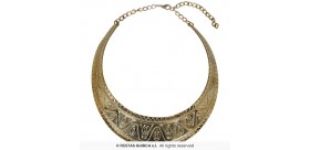 gargantilla metalica - romano/griego