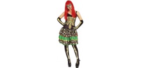DISFRAZ ADULTO CATRINA ELEGANTE